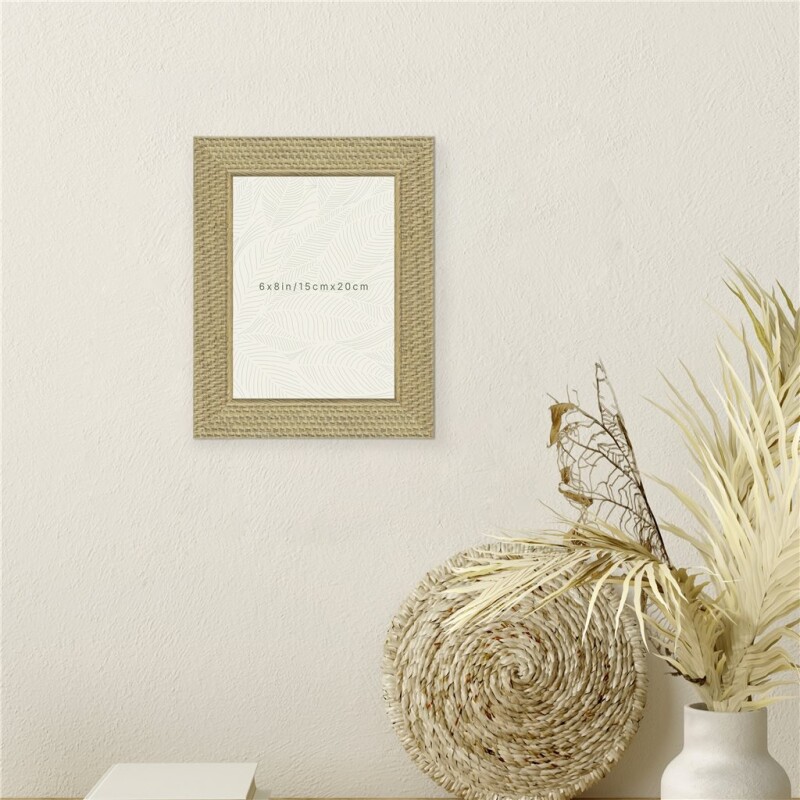 PORTARRETRATO PS 10x15CM SIMIL RATTAN PORTARRETRATO PS 10x15CM SIMIL RATTAN