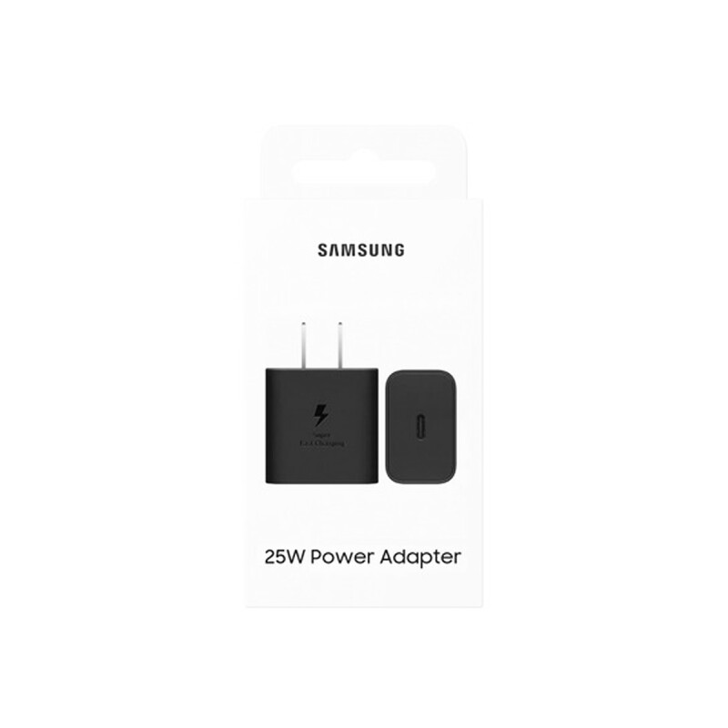 Ficha Samsung carga rápida USB Tipo-C 25W color negro Ficha Samsung Carga Rápida Usb Tipo-c 25w Color Negro