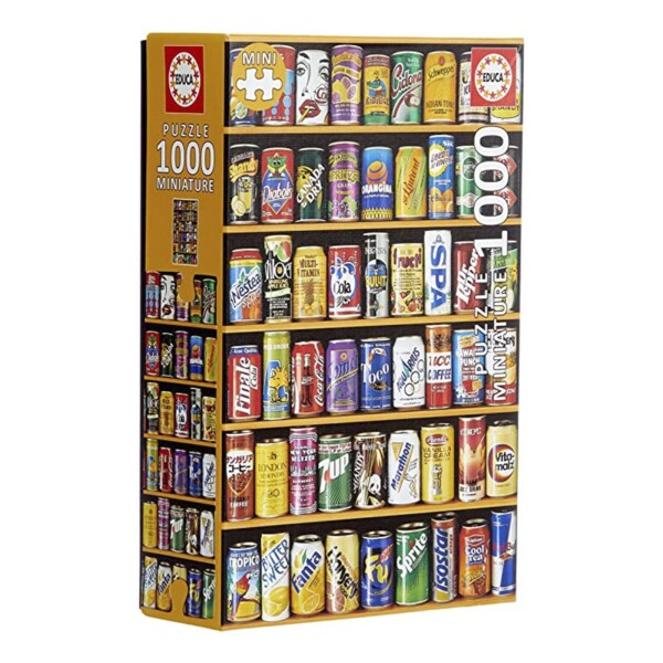 Puzzle Rompecabeza Miniaturas Educa 1000 Piezas Latas Puzzle Rompecabeza Miniaturas Educa 1000 Piezas Latas