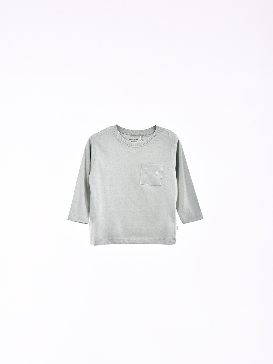 REMERA NICO - VERDE GRISACEO 