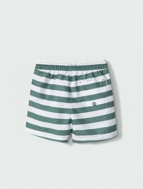 SHORT INFANTIL ESTAMPADO VERDE