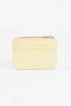 Tarjetero flap monedero amarillo