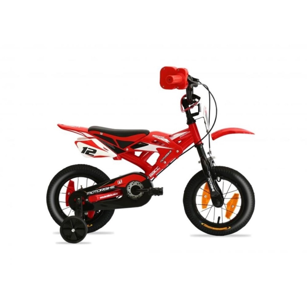 Bicicleta Baccio R.12 Niño Motobike - Rojo 