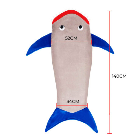 Sobre De Dormir Manta Polar Happy Niños Tiburón
