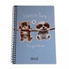CUADERNO A5 DALI 70 HOJAS TAPA HANG IN THERE TOGETHER