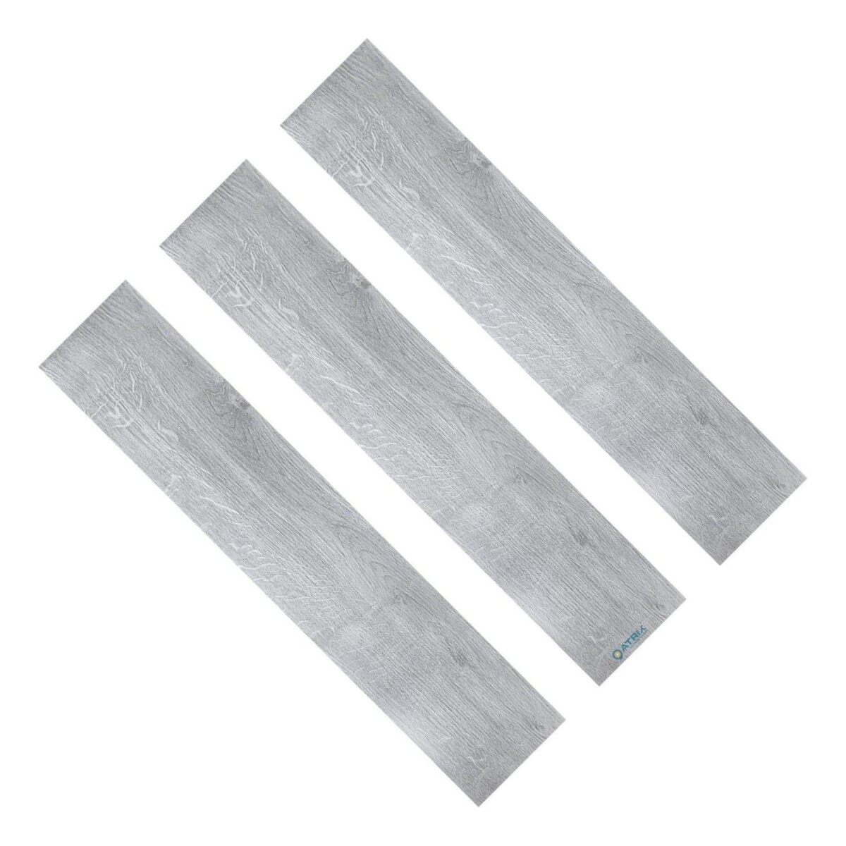 Piso Vinilico Diseño Madera M2 Suave Adhesivo En Tablilla - Variante Color Gris 