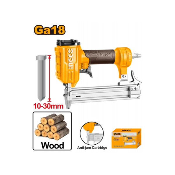 CLAVADORA NEUMATICA 30MM 60-100 PSI INGCO ABN10301 CLAVADORA NEUMATICA 30MM 60-100 PSI INGCO ABN10301