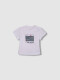 Camiseta Print Waves Blanco