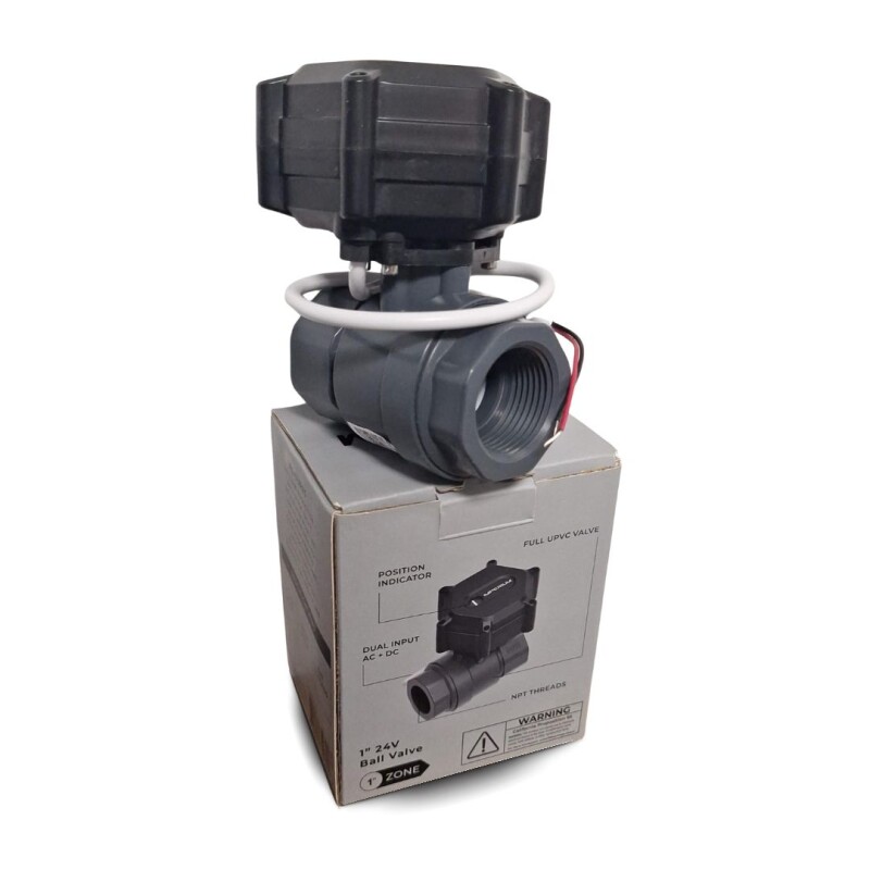 Válvula de Bola PVC 1" - 24V Imperium Controls Válvula de Bola PVC 1" - 24V Imperium Controls