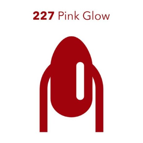 Esmalte Color En Gel Semipermanente Meliné Secado Uv 15ml 227 Pink Glow