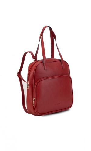 MOCHILA CLARA ROJO PASION