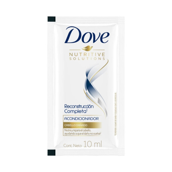Acondicionador Reconstrucción Completa Sachet 10 ml – Dove Acondicionador Reconstrucción Completa Sachet 10 ml – Dove