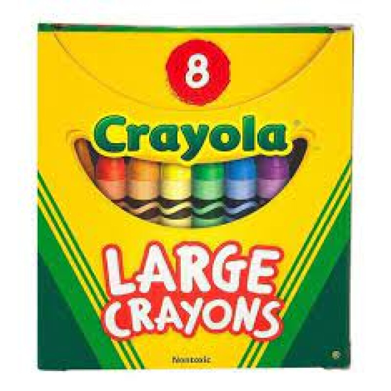 Caja Crayones Crayolas Jumbo Pack X8 Colores Caja Crayones Crayolas Jumbo Pack X8 Colores