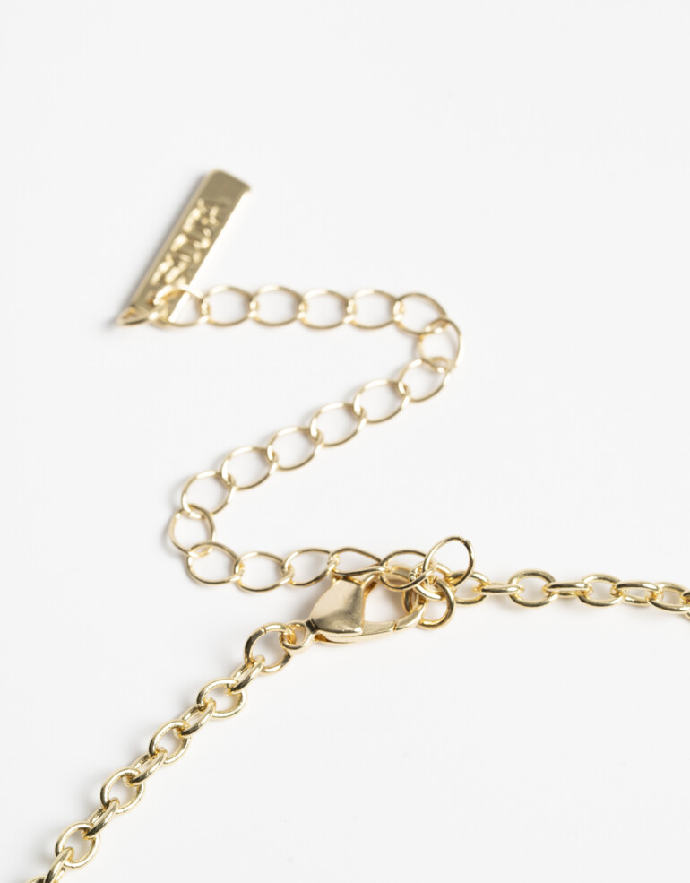 Collares Cortos Metal Collar Corto Corazón - Dorado