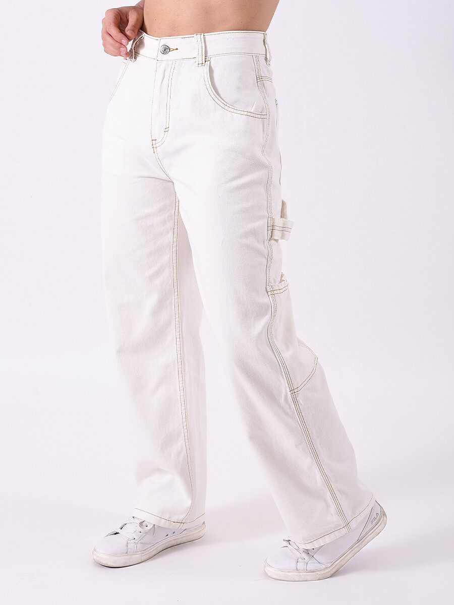 PANTALÓN RUFO - BLANCO 