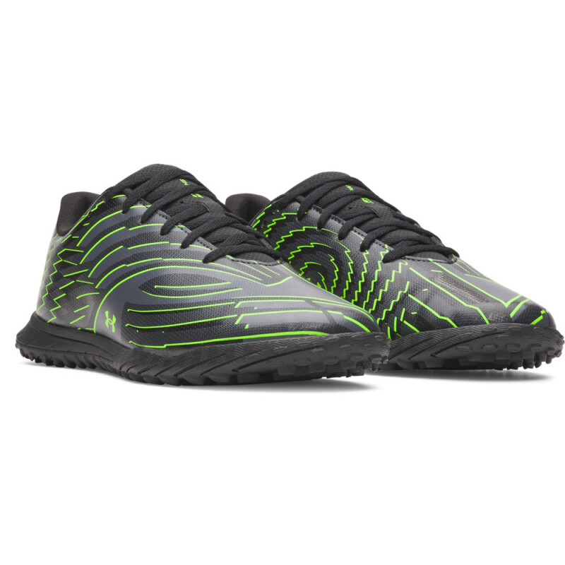 UA U Shadow Club 4 Turf-WHT BLK-001