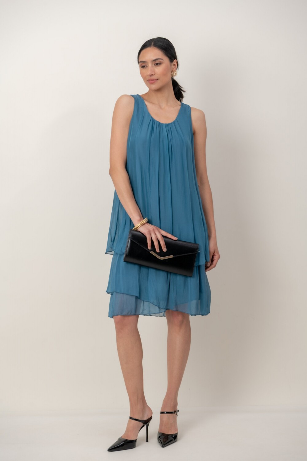 VESTIDO AMAPOLA Petróleo
