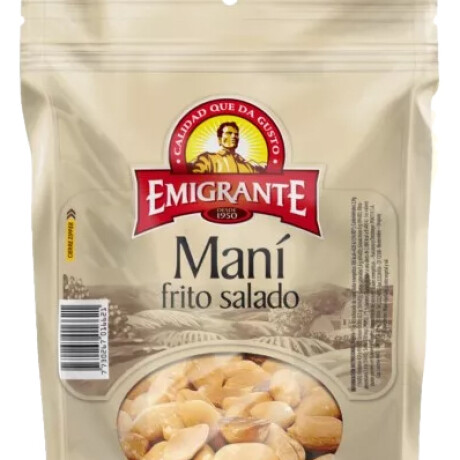 MANI EMIGRANTE FRITO CON SAL 250 GR MANI EMIGRANTE FRITO CON SAL 250 GR