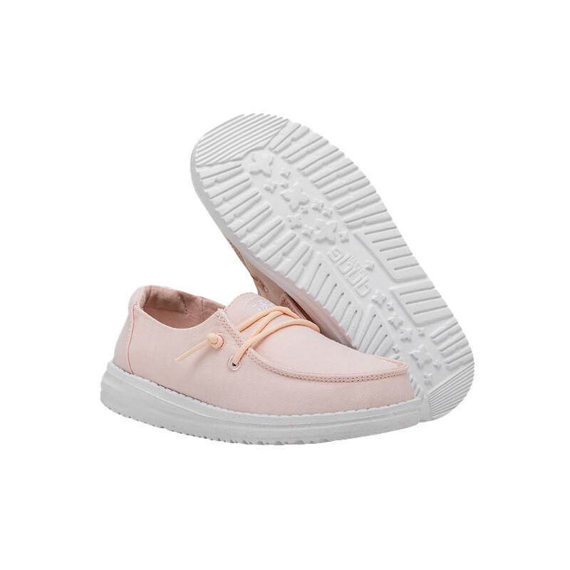 Zapatos Hey Dude Wendy Slub Canva Rosa