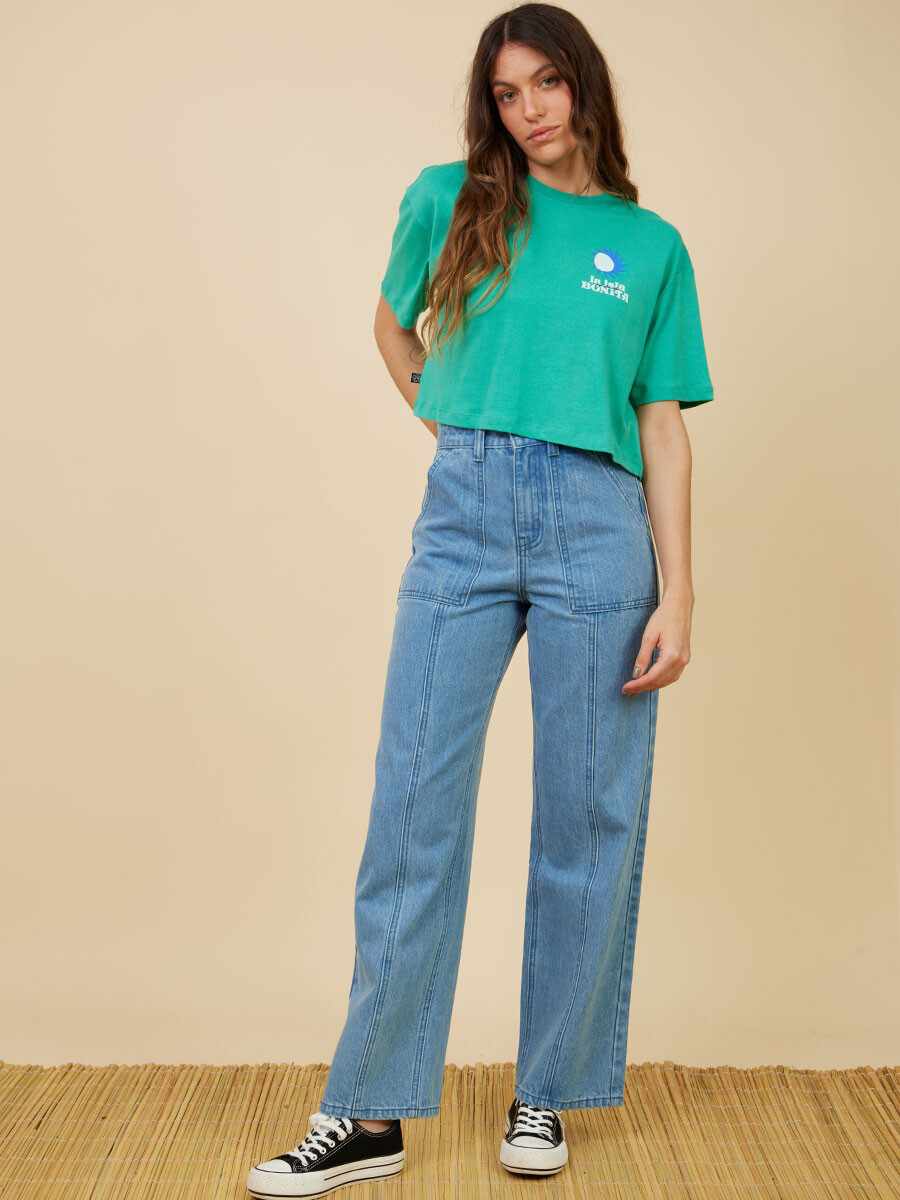 T-SHIRT TILCARA RUSTY - Aqua 