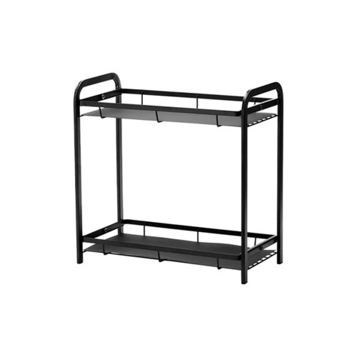 Organizador de metal negro para mesa - Negro 