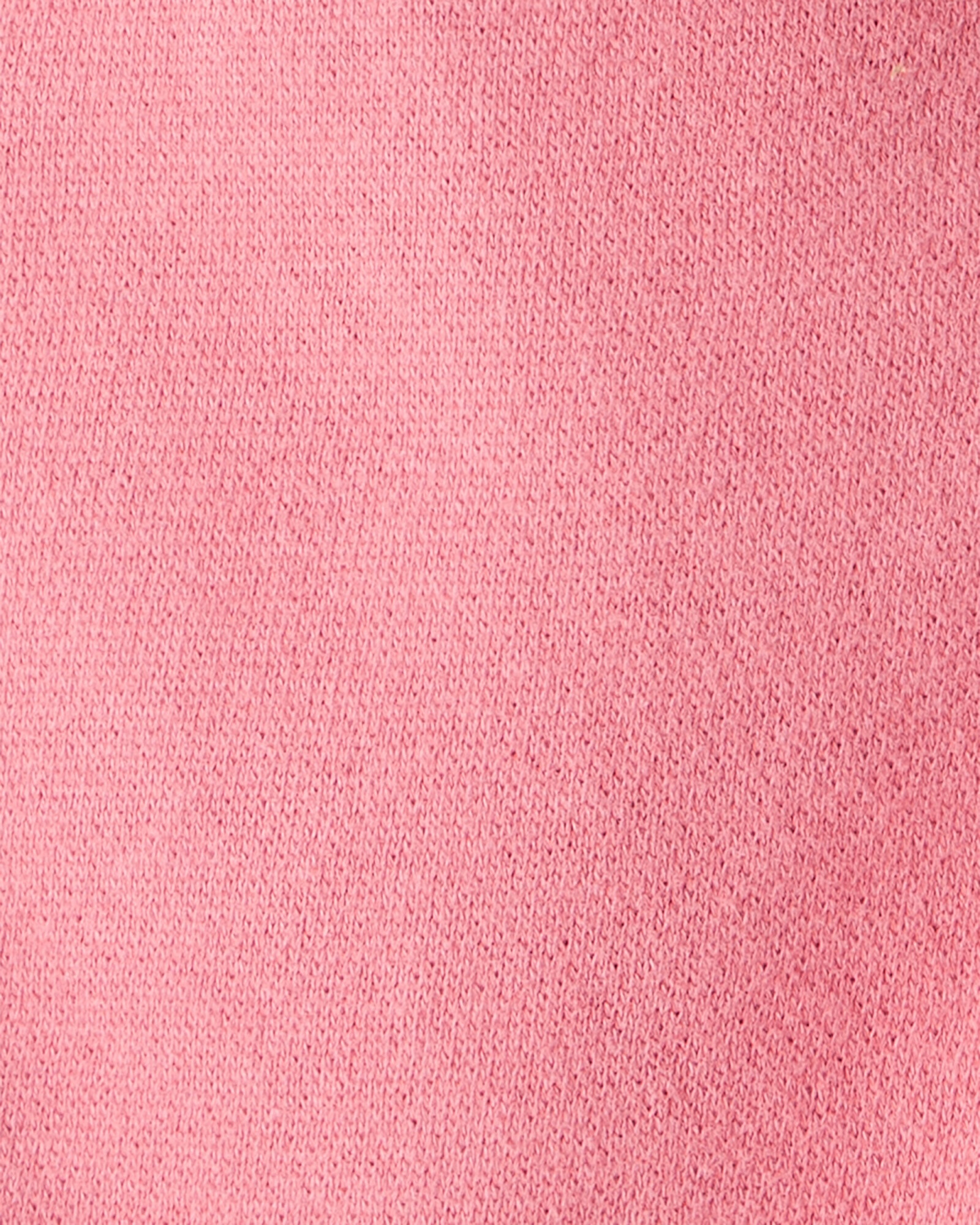 Pantalón deportivo de algodón, rosado Sin color