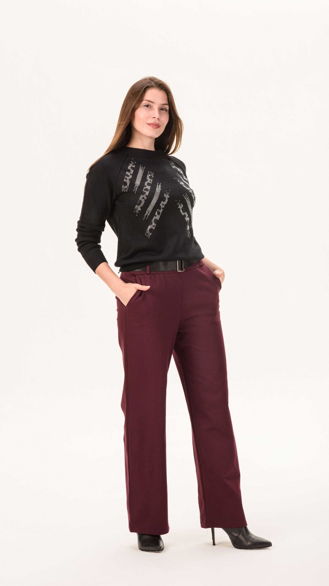 Pantalón Verona Bordó