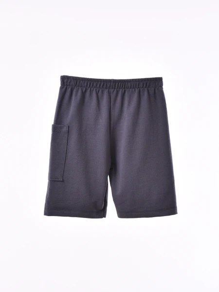 SHORT TEO GRIS OSCURO