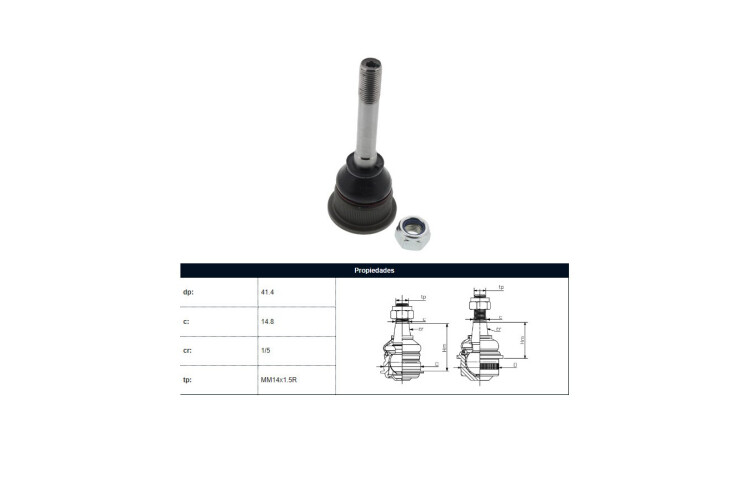 Rotula Del BMW 318I (E36)/323I (E36)/318Tds (E36)/316I (E36)/320I (E36)/325I (E36) 90-00 Der/Izq Rotula Del BMW 318I (E36)/323I (E36)/318Tds (E36)/316I (E36)/320I (E36)/325I (E36) 90-00 Der/Izq