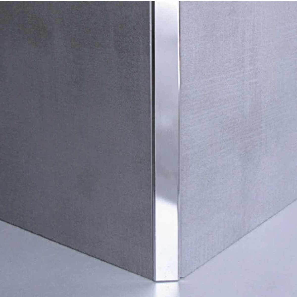 Guardacanto prisma 10 mm cromo brillante 