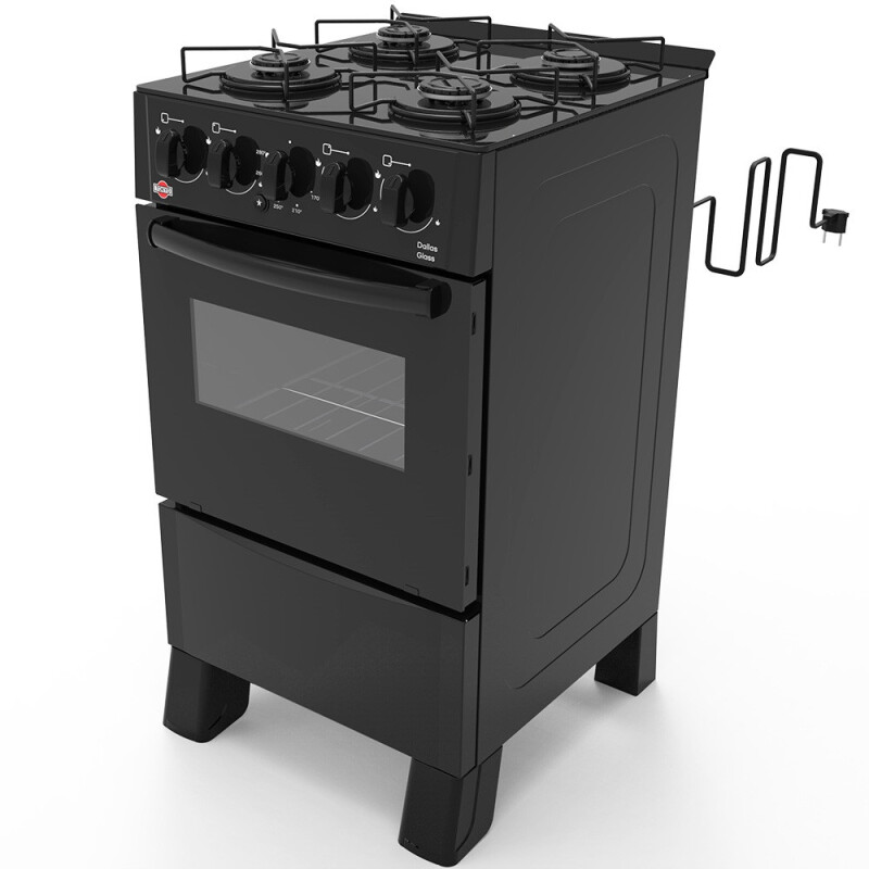 COCINA A GAS TOKYO DALLAS GLASS NEGRA 4H C/ENCENDIDO ELECTRICO COCINA A GAS TOKYO DALLAS GLASS NEGRA 4H C/ENCENDIDO ELECTRICO