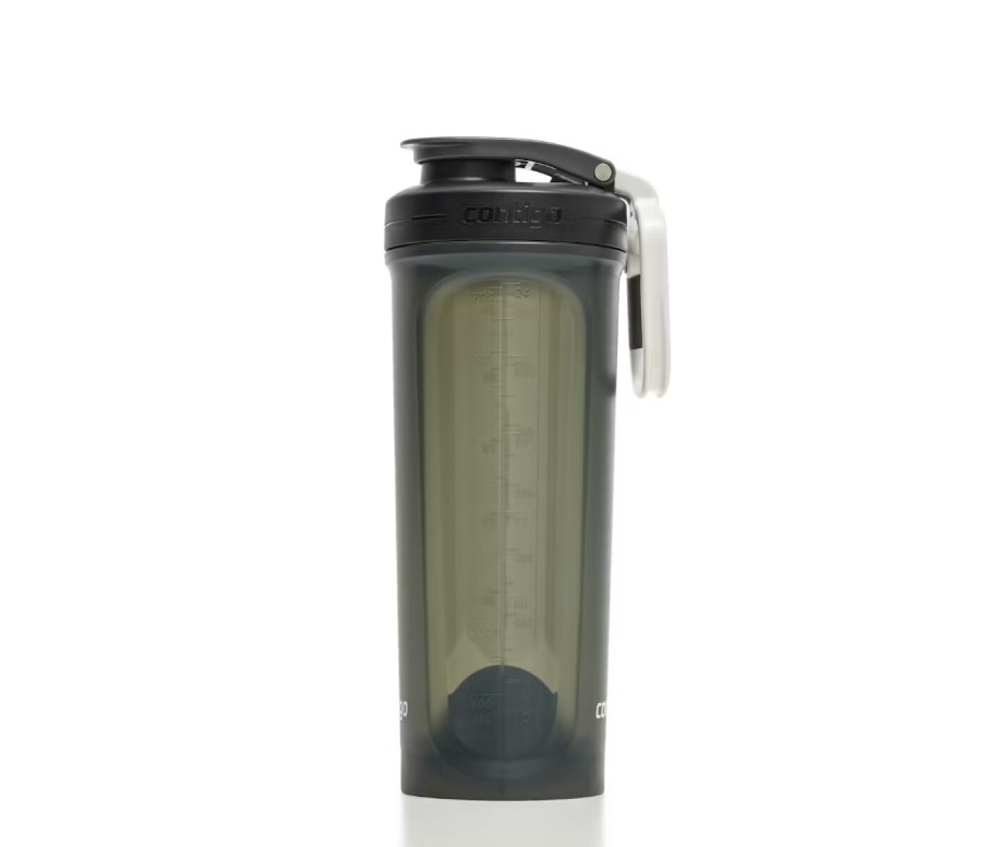 BOTELLA CONTIGO 828ML SHAKE & GOFIT MIXER NEGRO 