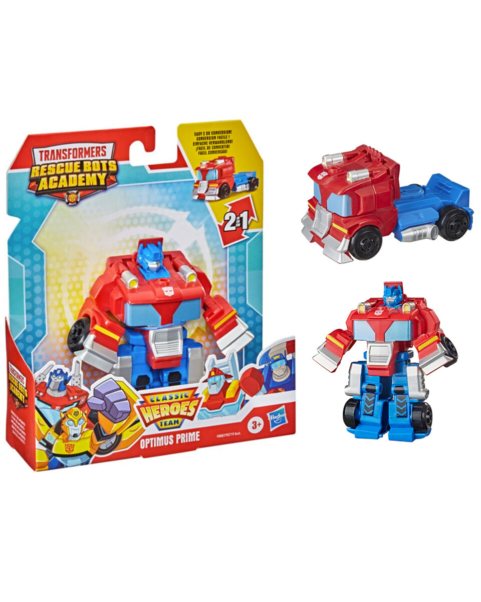 Figura Transformers Rescue Bots Academy 11cm Hasbro Original - Optimus Prime 