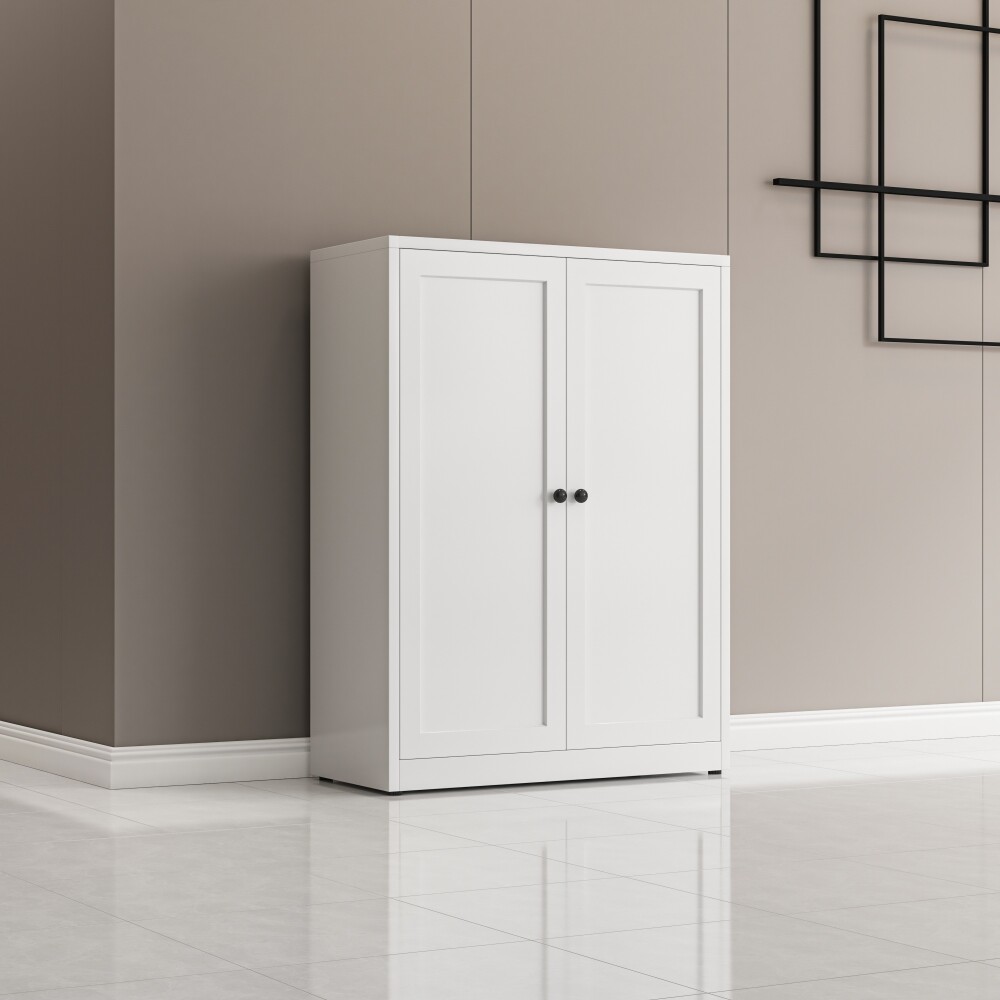 APARADOR 4P METAL BLANCO OLIVIA