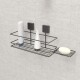Soporte para shampoo con jabonera NEGRO