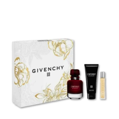 Cofre Givenchy L'interdit Rouge Edp 80ml + locion corporal 75ml + Edp 12ml Cofre Givenchy L'interdit Rouge Edp 80ml + locion corporal 75ml + Edp 12ml