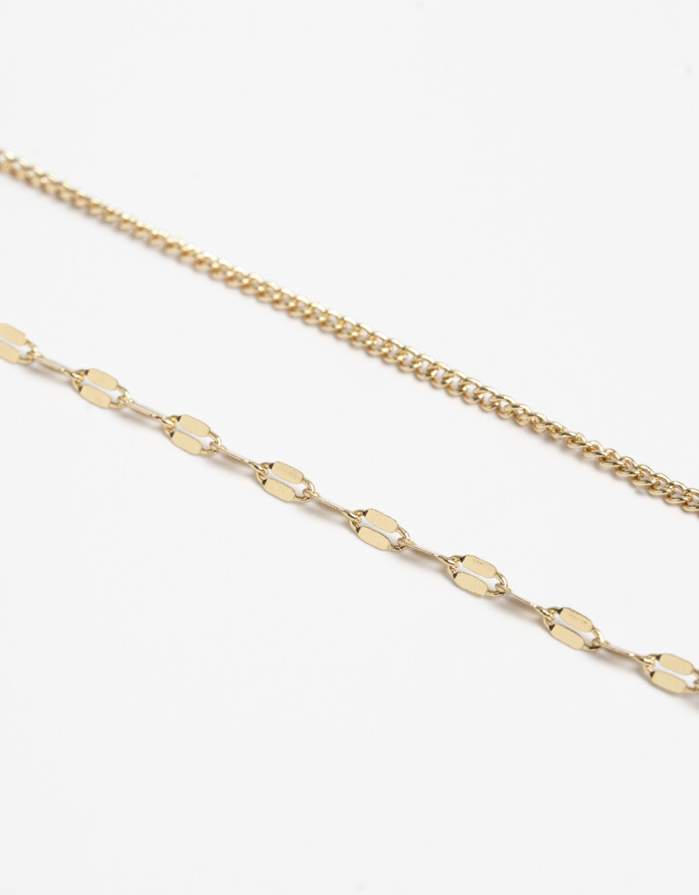 Pulseras Flexibles Sets Metal Set De Pulseras Flexibles - Dorado