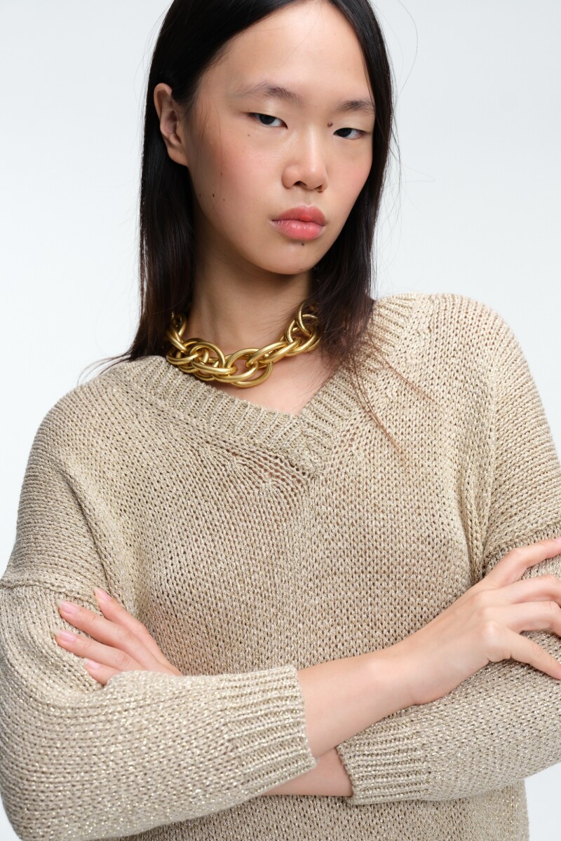 SWEATER V Crema