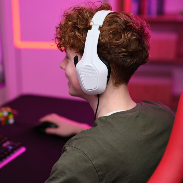 Vincha Gamer Trust Gxt415 Zirox BLANCO