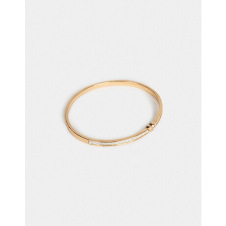 Pulseras Rígidas Con strass Dorado