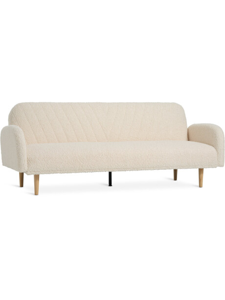 Sofá cama PARADIS 3 plazas felpa crudo Sofá cama PARADIS 3 plazas felpa crudo