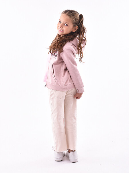CAMPERA RAS ROSADO