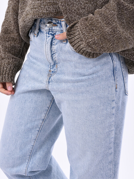 JEAN GEMA MOM FIT CELESTE