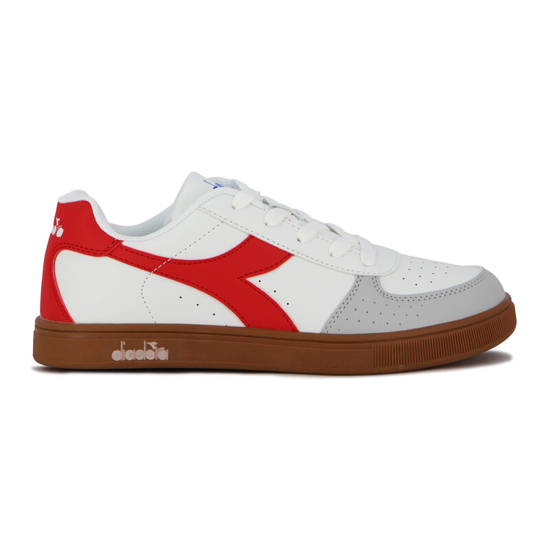 Diadora Champion Lifestyle Helio Ii Hombre - Blanco/rojo Blanco-rojo
