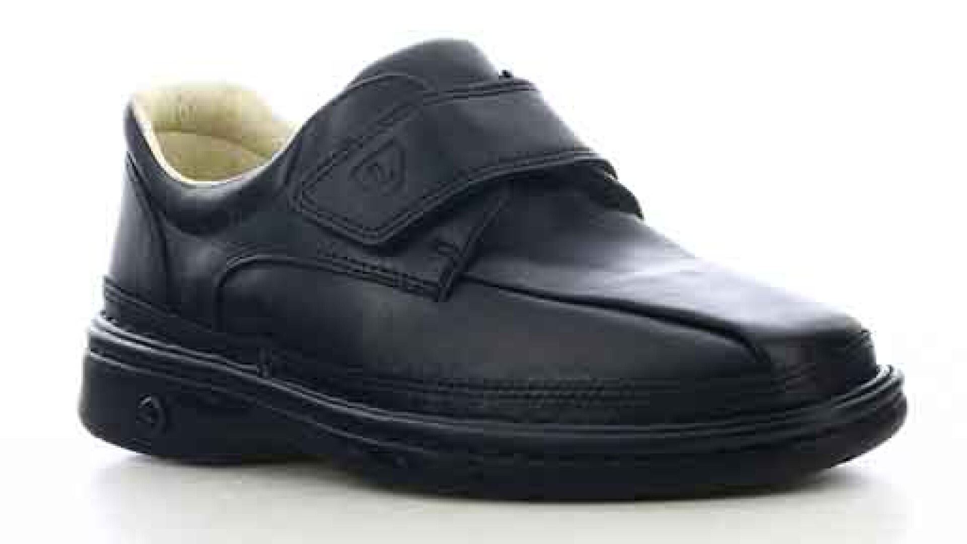 Zapatos de Hombre Lombardino casual Diabetico - Negro 
