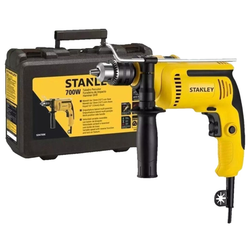 Taladro Percutor 700W + Maletin Stanley Sdh700-13 Taladro Percutor 700W + Maletin Stanley Sdh700-13