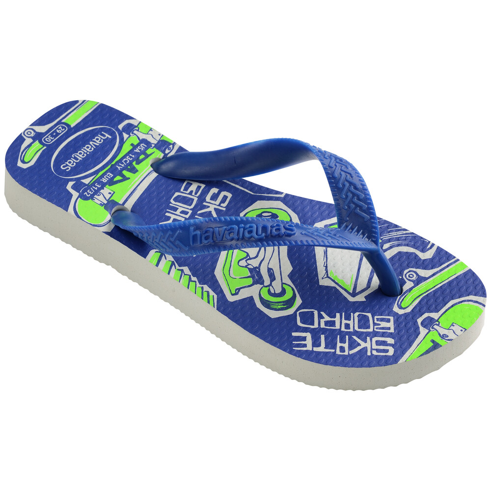 Sandalias Havaianas Kids Athletic Niños Blanco/Azul Naval