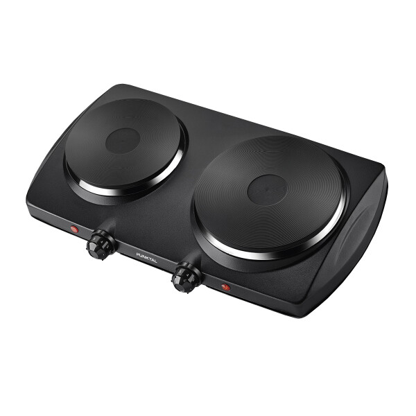 Anafe Doble Eléctrico Punktal Pk-pc 02 ANAFE ELECTRICO PUNKTAL PK-PC02 NEGRO