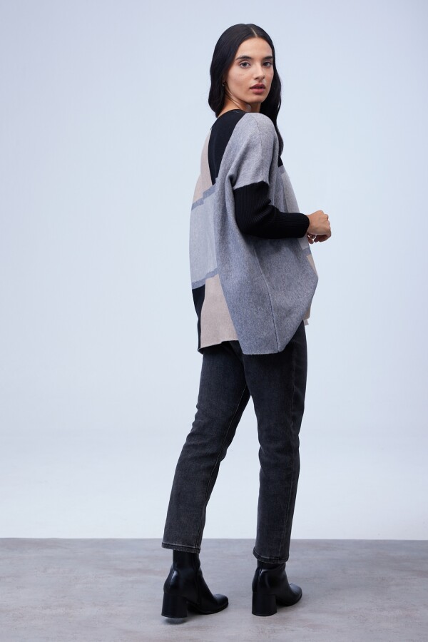 Buzo Colorblock GRIS/MULTI