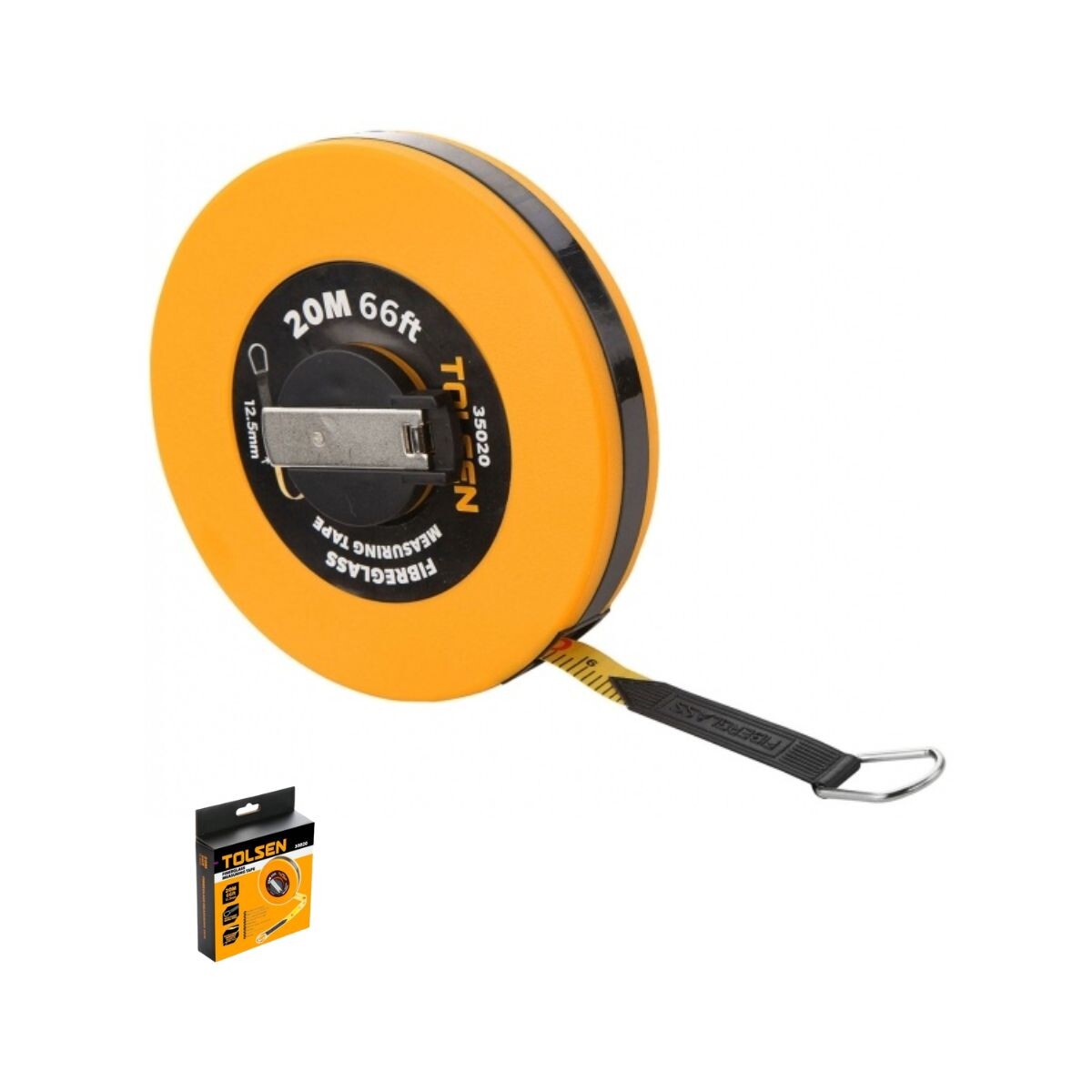 Cinta Metrica Fibra 20m X 12,5mm Tolsen 